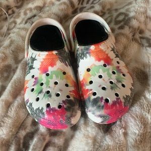 Tie Dye Crocs